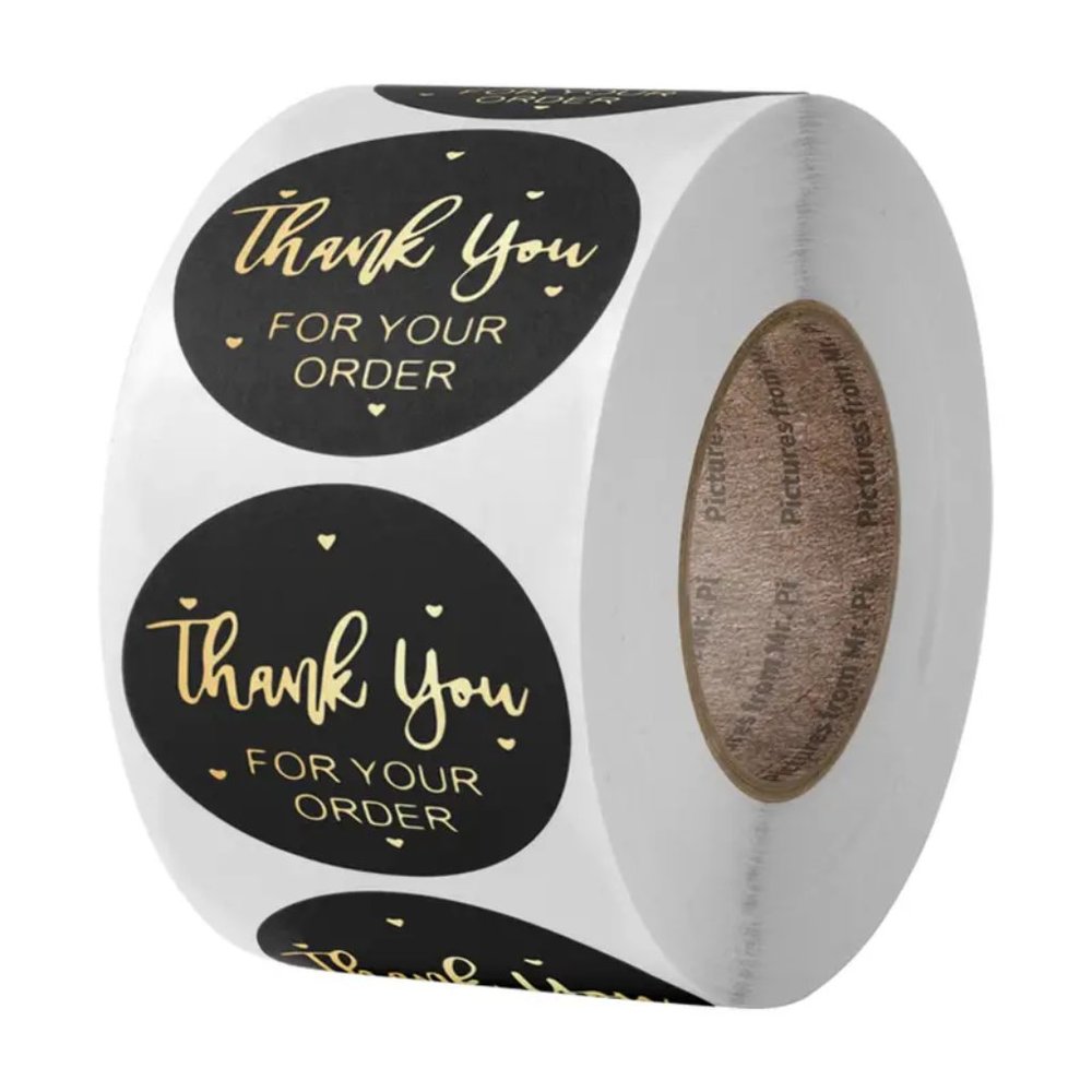 500 Thank You Stickers